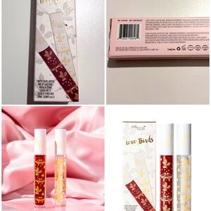 Wilda Love Birds Matte Liquid Lipstick Set - Red and Gold